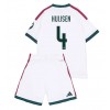 Real Madrid Dean Huijsen #4 Hjemmedraktsett Barn 2026-27 Kortermet (+ korte bukser)